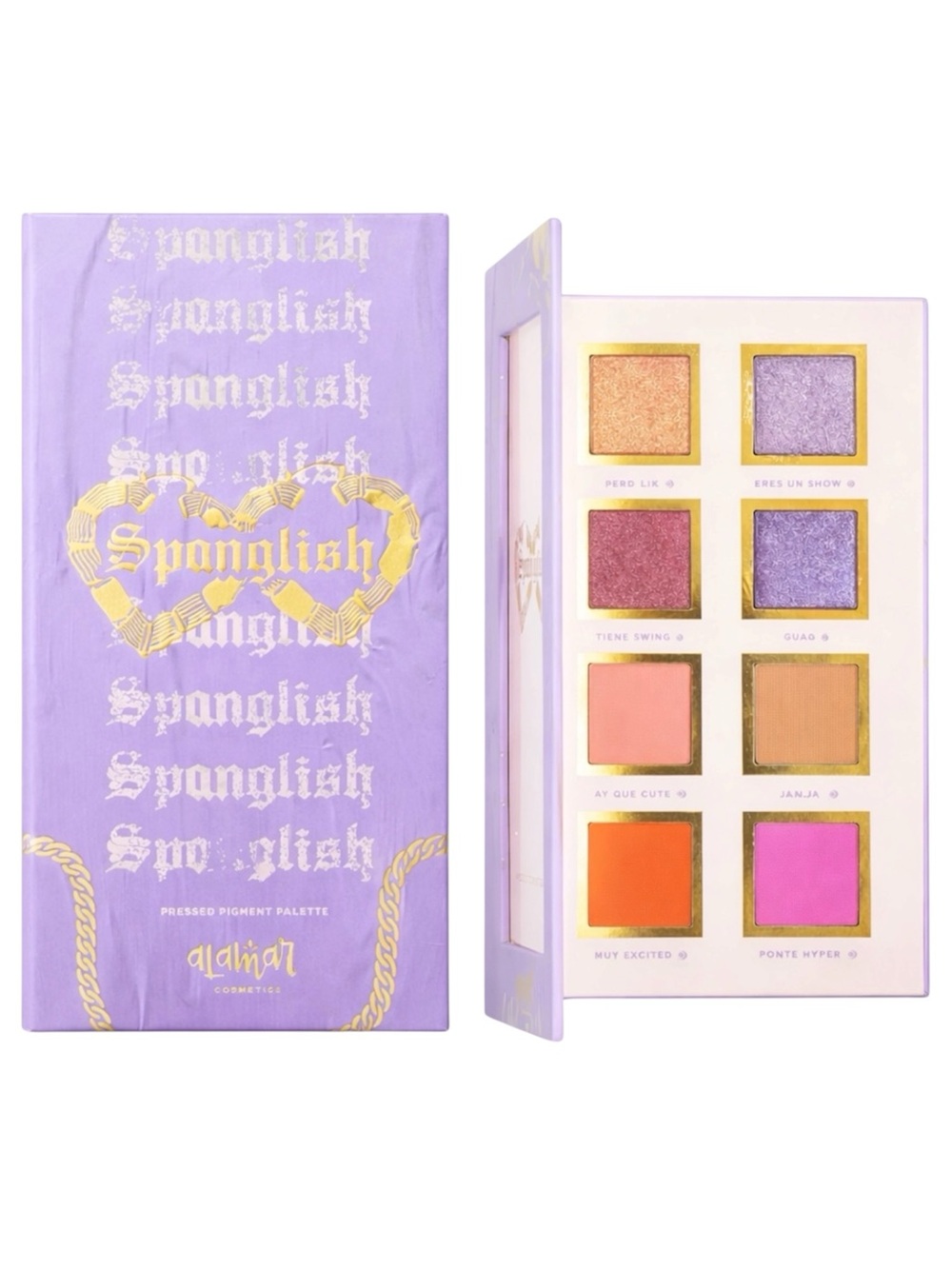 ALAMAR LA COLECCIÓN SPANGLISH PRESSED PIGMENT PALETTE - BRAND NEW